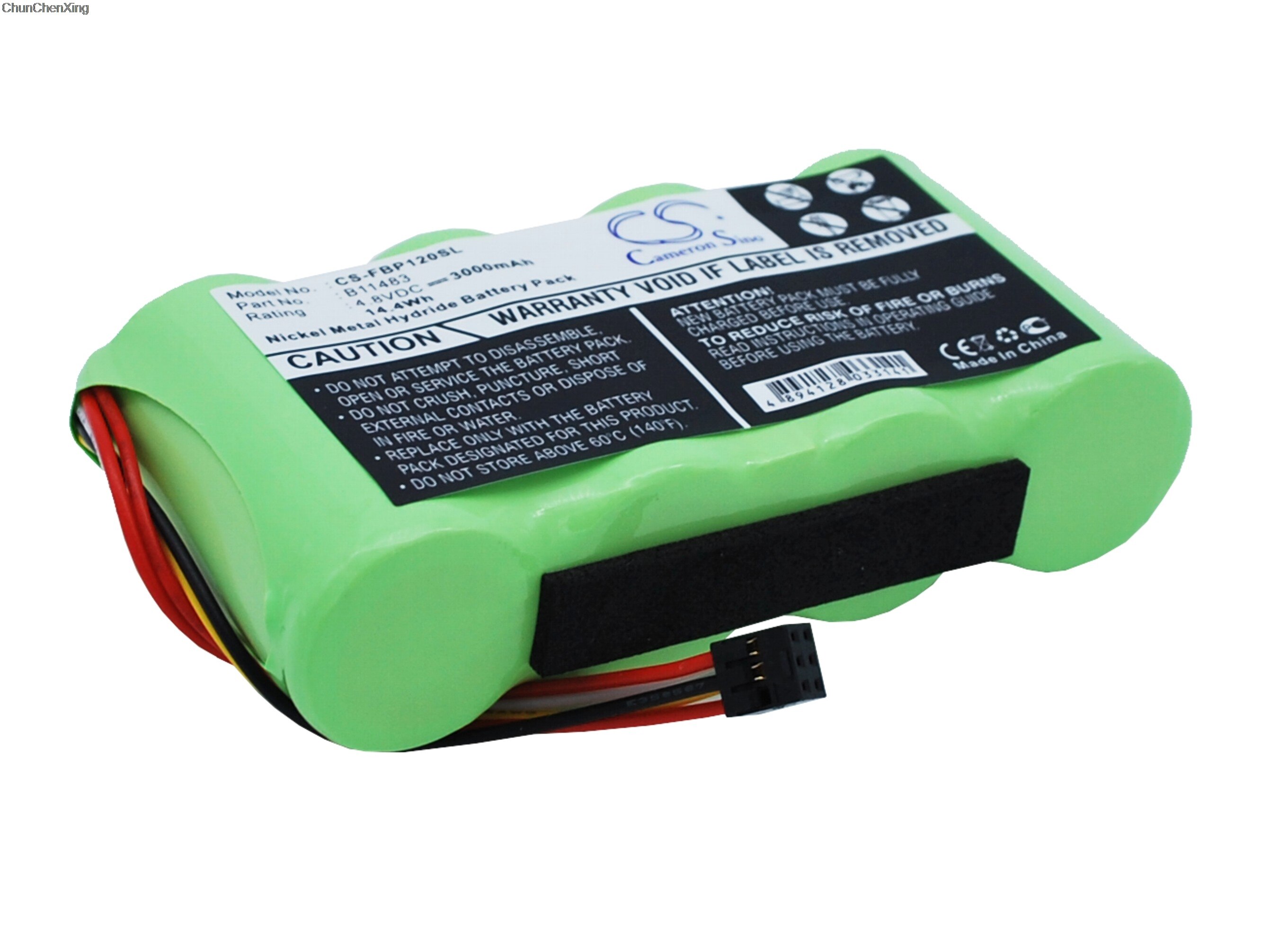 Cameron Sino 3000mAh Battery for Fluke 123,123S ( Firmware below V2), 43 Power Analyze,43B, Scopemeter 120