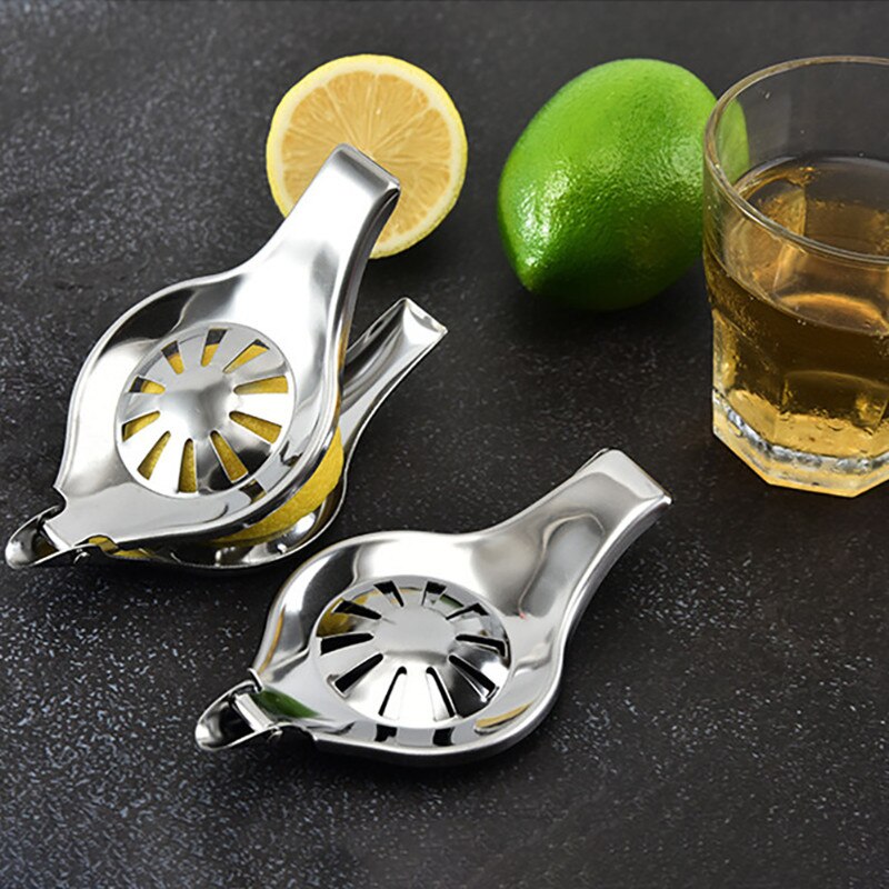 Portable Manual Juicer Squeezer Hand Pressure Stainless Steel Kitchen Bar Tools Lemon Juice Fruit Pressing Healthy Lifestyle