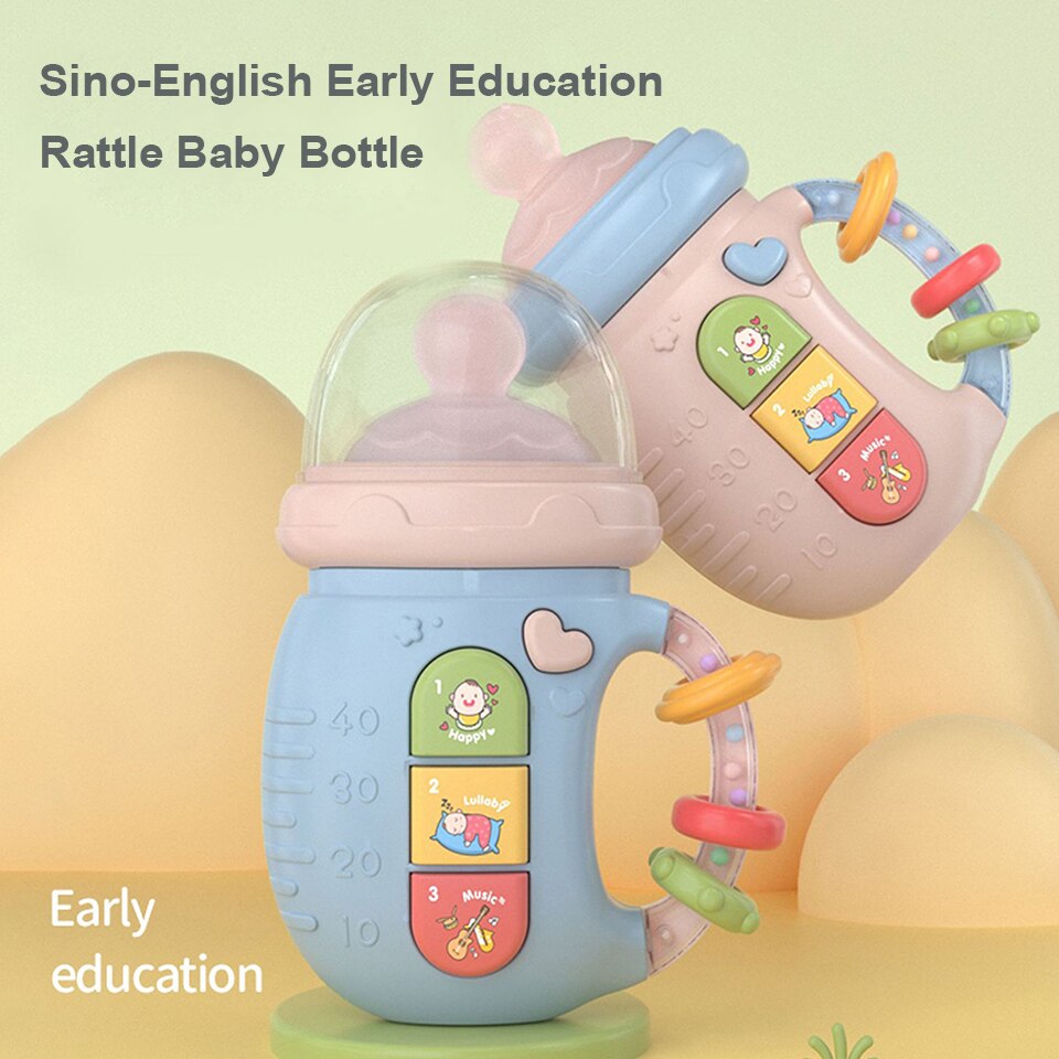 Seelaugh Multifunctionele Baby Telefoon Speelgoed Bijtring Rammelaar Elektronische Zuigfles Muziek Speelgoed Vroege Educatief Machine F
