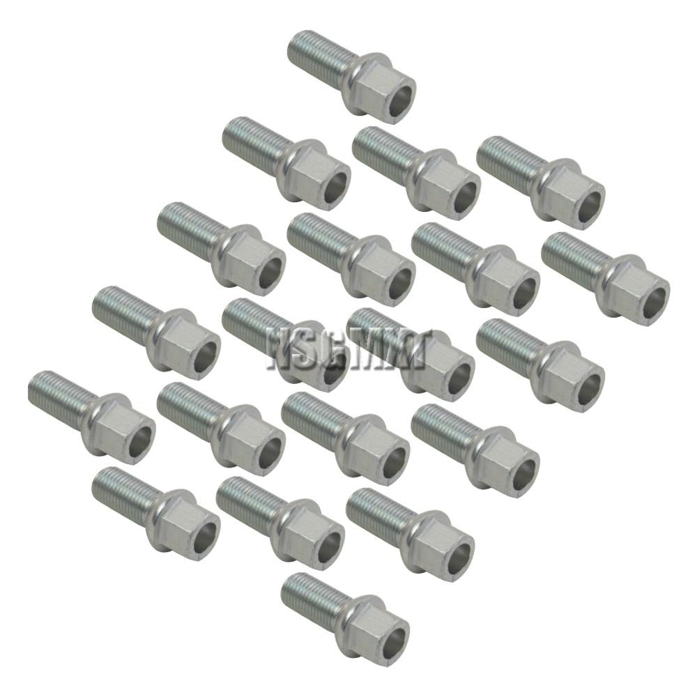 AP01 20x Wheel Lug Nut Bolts M14X1.5X48 for VW Passat Golf Bora Polo Beetle Jetta 431601139A 443601139C 431601139A 431 601 13