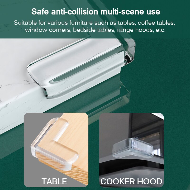 15Pieces Of Anti-Collision Angle Safety Transparent Baby Table Protection Table Corner Protective Edge Corner Cushion