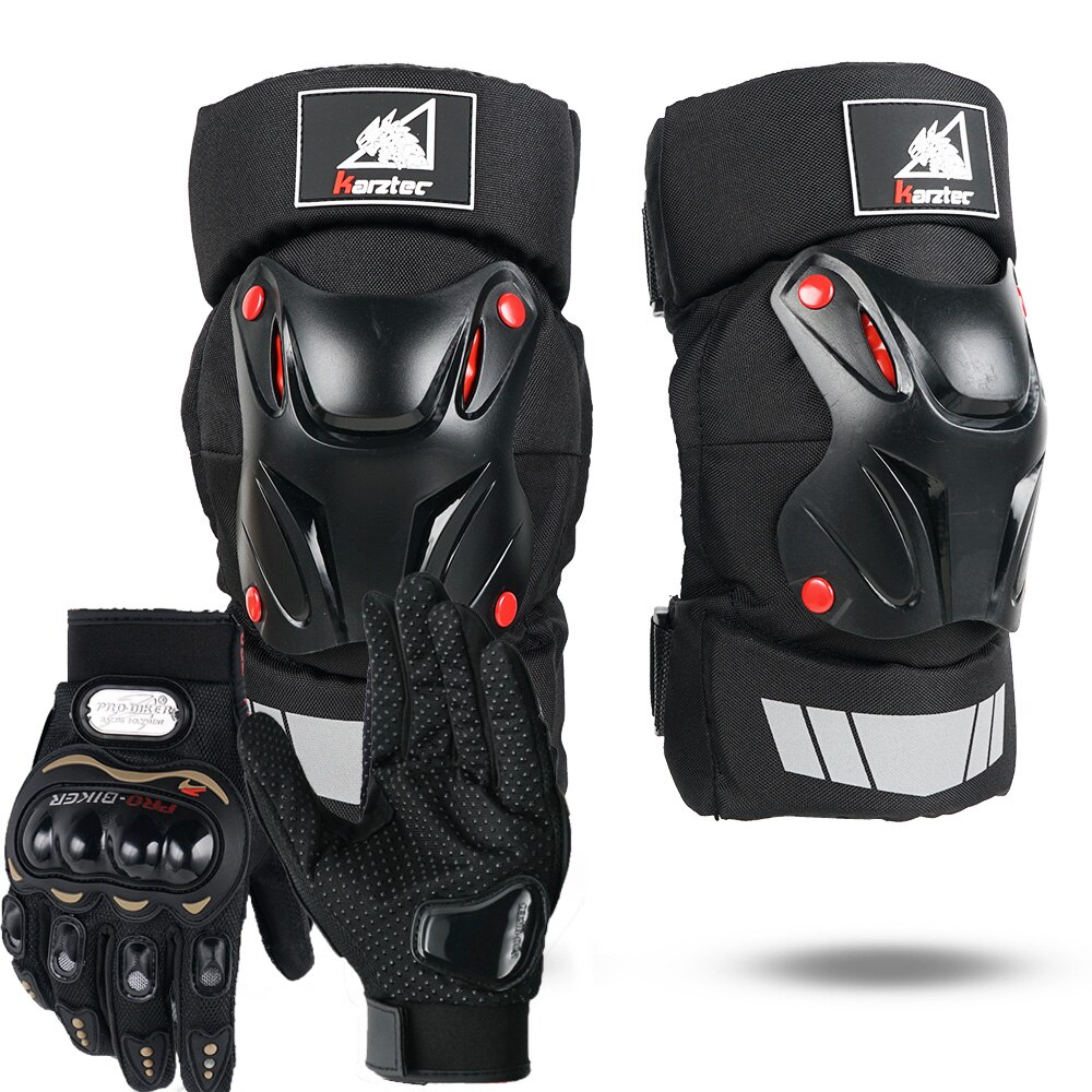 Motorcycle Knee Pad Men Protective Gear Knee Gurad Motocross Skating Ski Cycling Protector Rodiller Equipment Joelheira Moto: 02 / XL