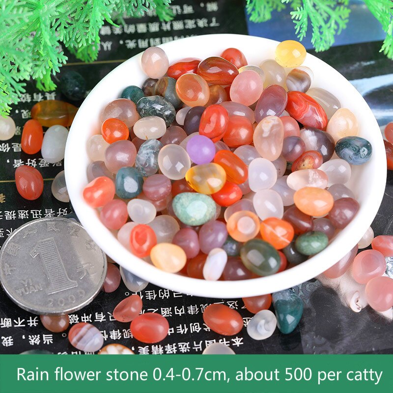 500G Regen Bloem Steen Aquarium Gekleurde Steentjes Bloempot Decoratie Stenen Tuin Tuinieren Tuin Decoratie: K