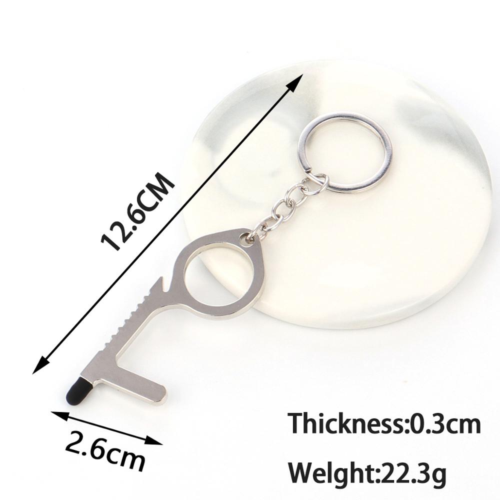 no touch keyElevator avoid touch tool key edc tool safety protection hygiene hand tool contactless handles door tool