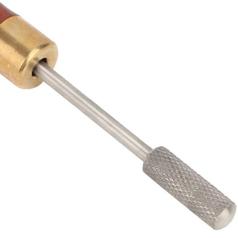 Kant olie pen messing hoved læder kant farvestof rulle bælte finisher værktøj læder diy håndværk til læder kant behandling