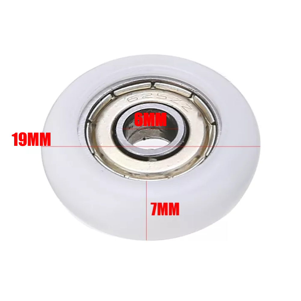 10 stücke Dusche Tür Rollen Rolle Badezimmer Glas Tür Rolle Schiebetür Räder 19/23/25mm Rad Schlecht Tür Ersatz