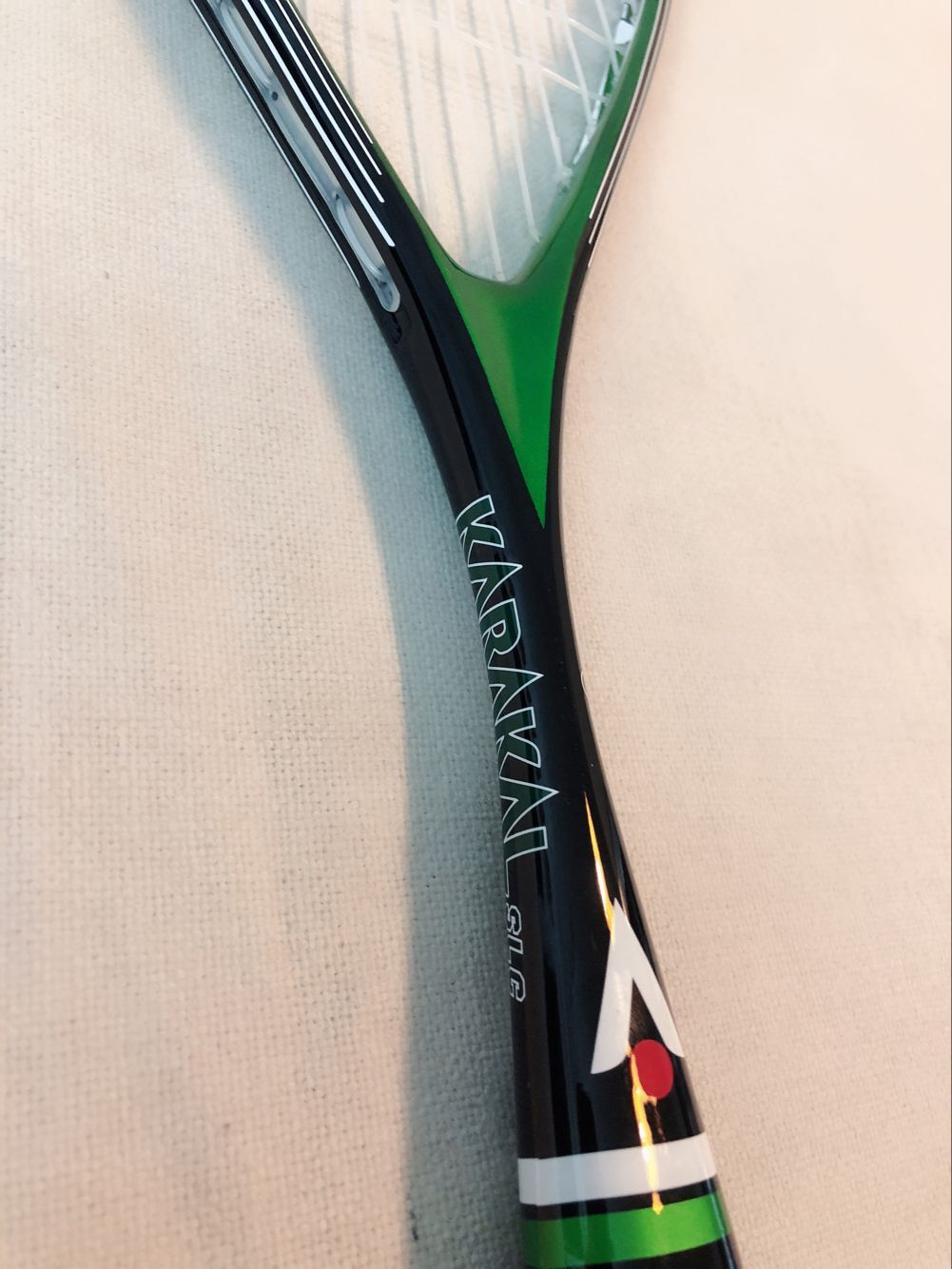 Äkta karakal squash racket 130g slc kolfibermaterial för squash sport träningsmatch spel för spelare elever raquete