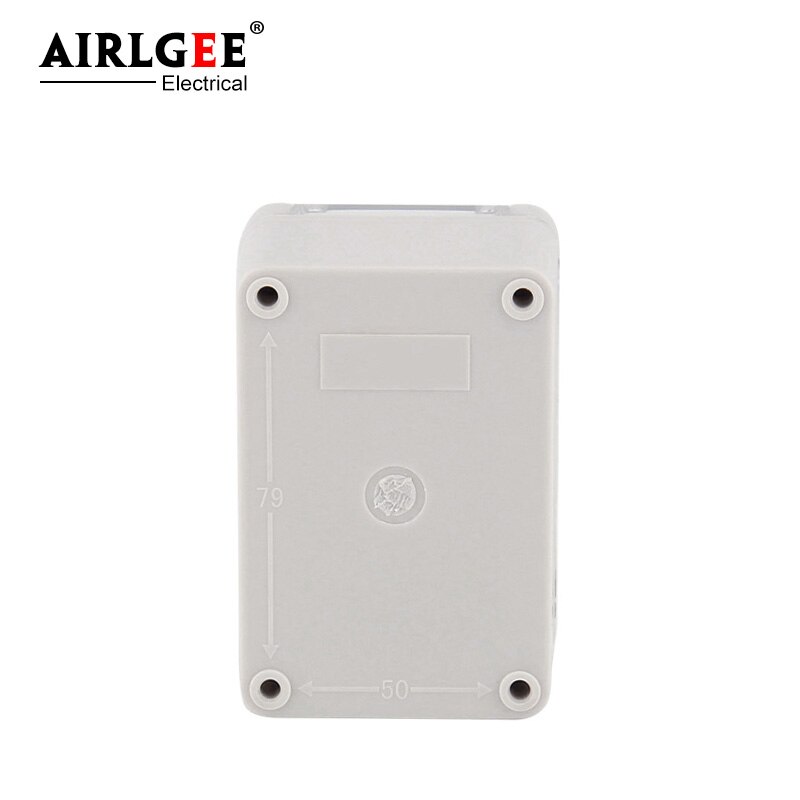 95*65*55mm outdoor waterproof junction box plastic transparent cover terminal box cable rainproof sealed box