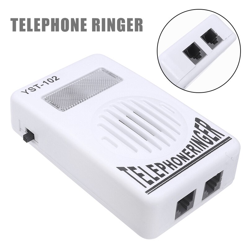 Sonnerie de téléphone Extra-forte 95db pour le bureau et la maison, sonnerie fixe, amplificateur sonore, sans batterie, sans cordon d'alimentation