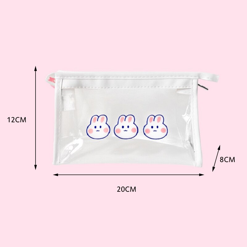 Portable Travel Cosmetic Bag Storage Bag Kit Makeup Organizers Transparent Waterproof Large-capacity Toiletry Bag