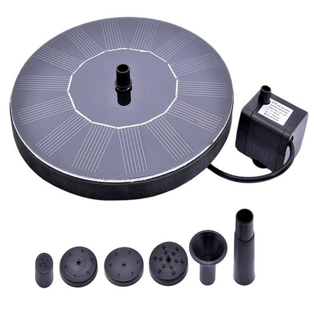 Zonne-energie Fontein Pomp Solar Fontein Staande Drijvende Vogelbad Water Pompen Voor Tuin Patio Vijver En Poolideal Decor H: Default Title