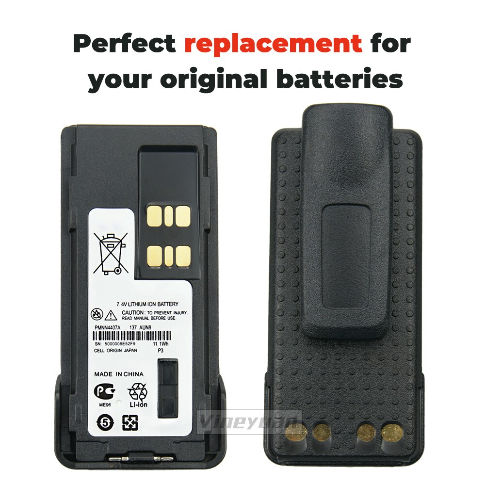 Ersatz Batterie für Motorola XPR3300 XPR3500 XPR7350 DP4000 DP4400 DP4401 DP4600 DP4601 DP4800 DP4801 GP328D P8608 P8660