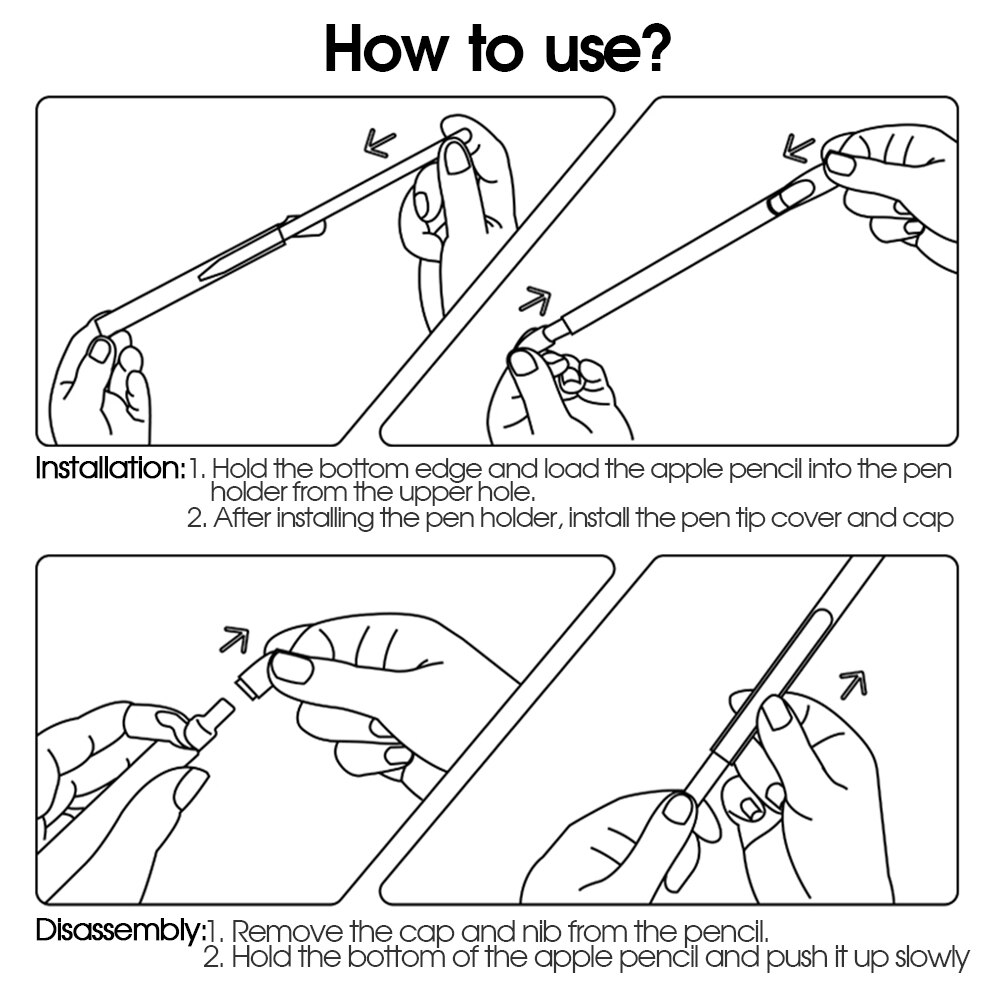 Colorful Soft Silicone Compatible For Apple Pencil 2 Case Compatible For IPad Tablet Touch Pen Stylus Protective Sleeve Cover