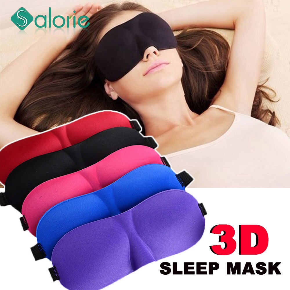 3D Slapen Eye Mask Cover Dag Andnight Draagbare Shading Blinddoek Oogbescherming Masker Slaapmasker Bandage Dropshiping