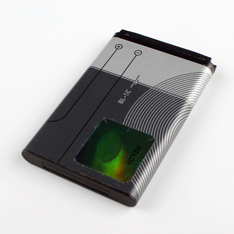 Original BL-5C phone battery for Nokia 1116 E50 E60 N70 6680 6267 1000 1010 1108 1110 1112 BL5C 1020mAh