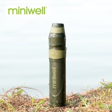 Miniwell Stro Water Filter Kamperen, Wandelen, Wild rietje voor outdoor life