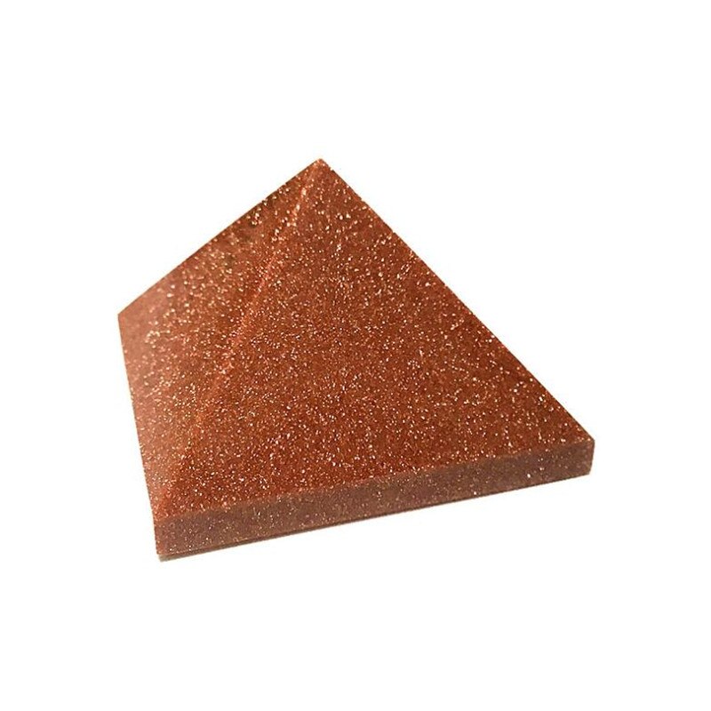 Rood goud zand stenen piramide goud zand stenen piramide decoratie Healing China