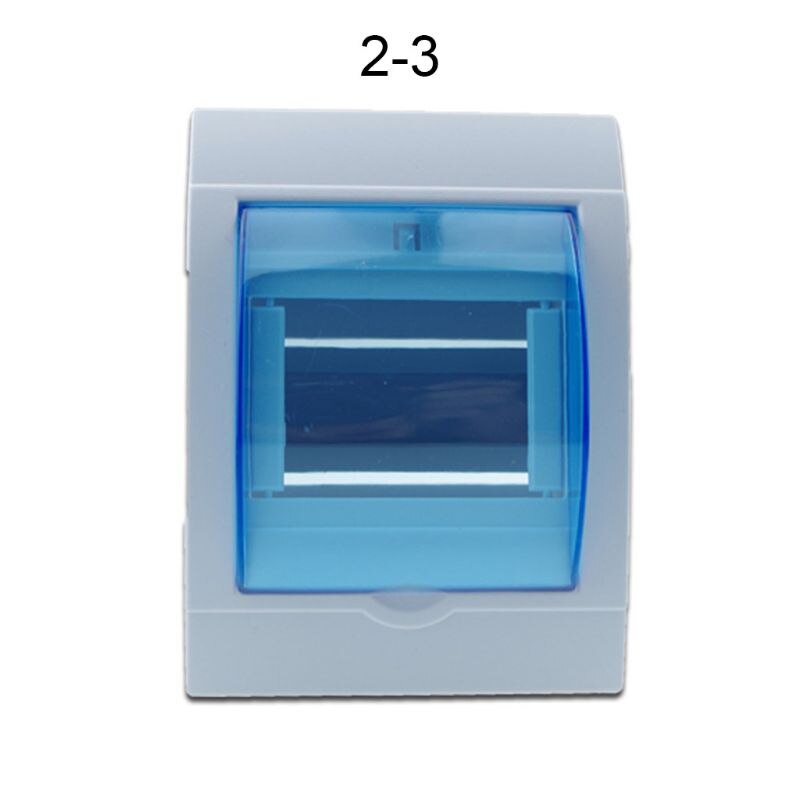 Waterproof Electrical Distribution Box Home Switch Protective Case for 2-3/3-4 Ways Wall Mounted Circuit Breaker: Type A