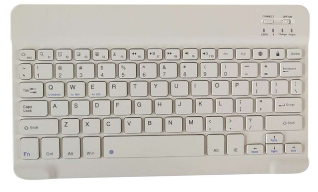 Ultra-Slim Bluetooth Keyboard Case for ipad 11inch for Apple ipad Pro 11inch Wireless Keyboard Cover Funda Pencil Slot case: white keyboard