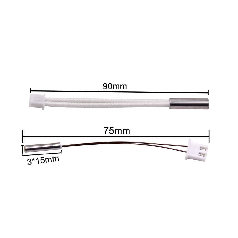 2Pcs Creality Originele 3X15Mm Thermistor Verwarming Tube Heater Element 24V 40W Verwarming Staaf Geschikt voor CR-6 Se 3D Printer