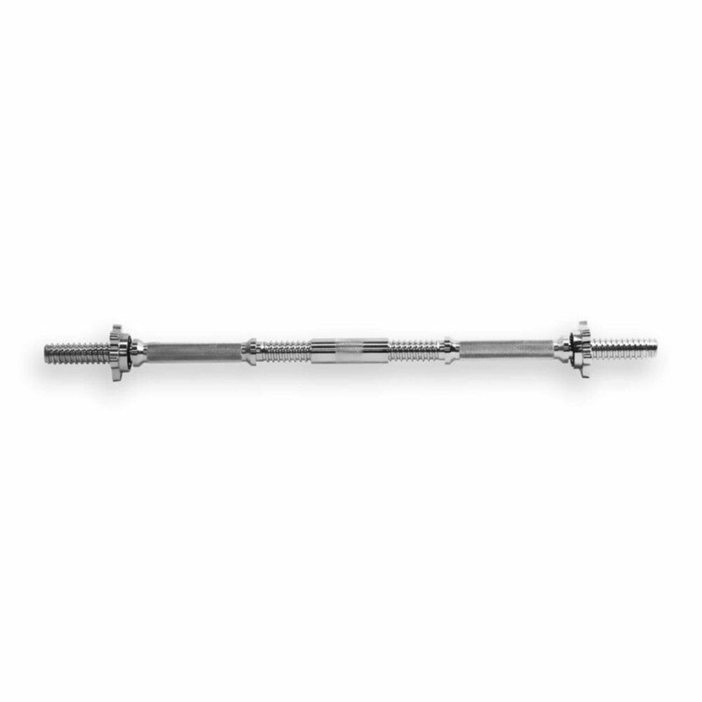 Extensor de barra para Mancuernas de 2,5 cm, llave práctica + tornillo + Barra de mancuerna, Spinlock, 1 pulgada, Conector de acero estándar de 25mm