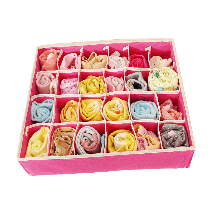 Cajón de armario para dormitorio, organizador de ropa interior, calcetines, sujetador, cajas de almacenamiento de ropa, armarios, ropa interior, calzoncillos, caja de almacenamiento para sujetador: VIOLETA/Violeta