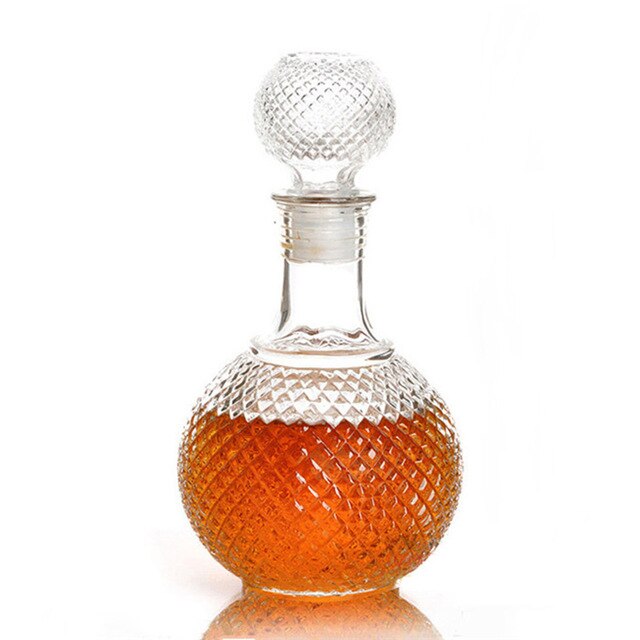 1pc utmerkede krystall whisky vin shot glassflasker med kork propp drikke bar karaffel  jr 1082