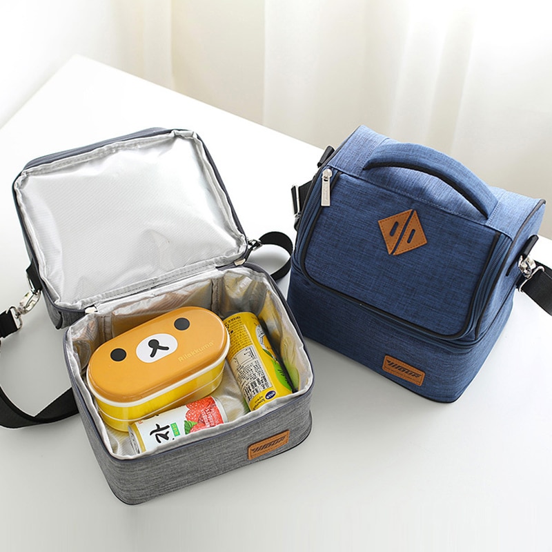 Picnic Portable Lunch Thermal Bag Food Bento Cold Insulation Tote Fruit Beverage Preservation Organizer Pouch Accessories Supply