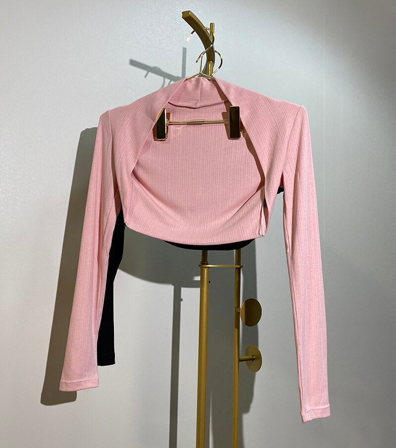 Long Sleeve Ballet Dance Clothes Women Pink Gymnastics Dancing Costume Adult Ballet Coverall