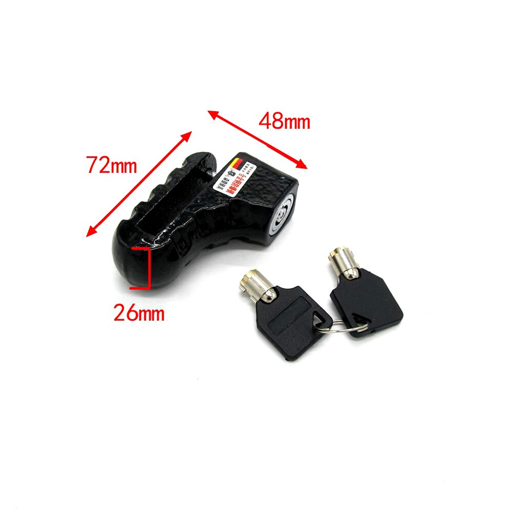 Duurzaam Veiligheid Motorcycle Voor Lock Anti Diefstal Elektrische Motor Scooter Wiel Schijfrem
