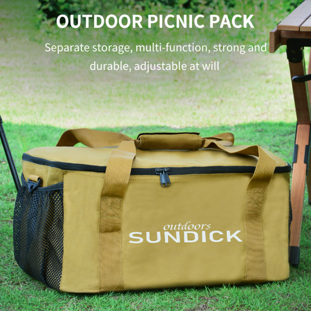 draussen-Picknicktasche, wasserdicht, für Camping, Reisen, Organizer-Tasche, Thermo-Kühlbox, Lunchbox, tragbare Lebensmittel-Aufbewahrungstasche mit großer Kapazität