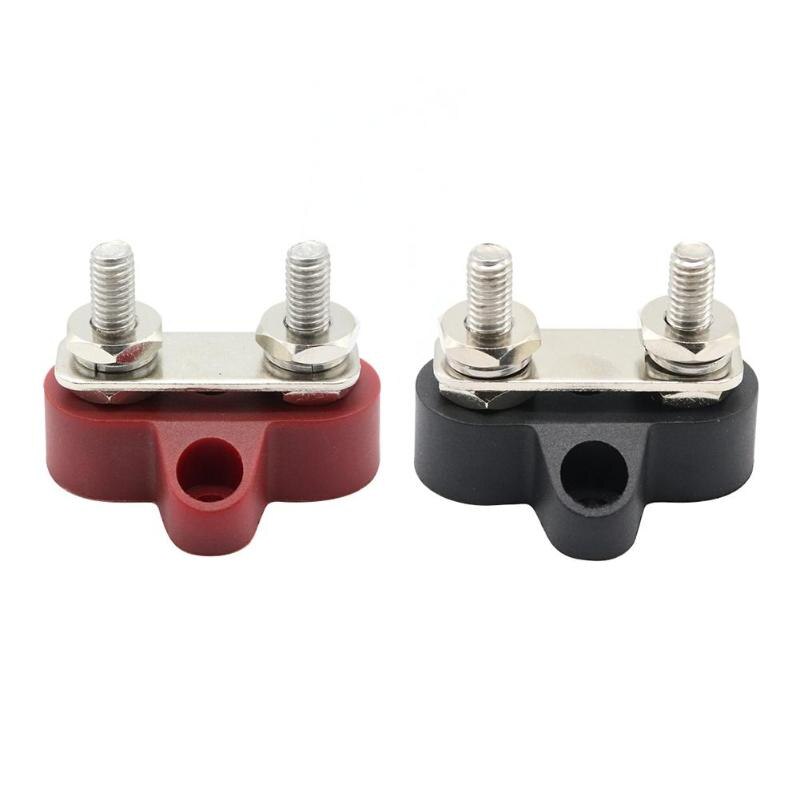 300A Bus Bar Stroomverdeling Blok DC 48V M8 Terminal Studs Batterij