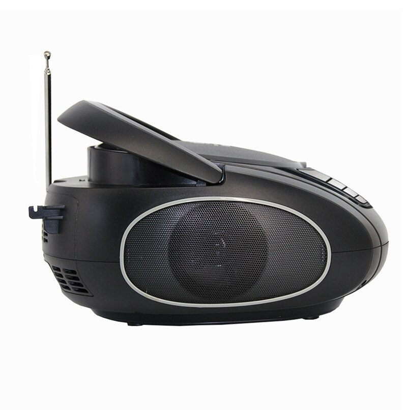 LONPOO CD-Spieler Bluetooth Boombox Tragbare CD-Spieler USB FM Radio AUX Kopfhörer Stereo Boombox Lautsprecher Boombox