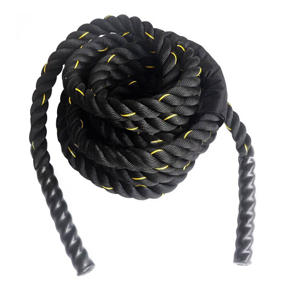 Heavy Skipping Jump Rope Battle Rope 2.8m Length 25mm Diameter Fitness Equipment Massage Balance Mat for Exercise