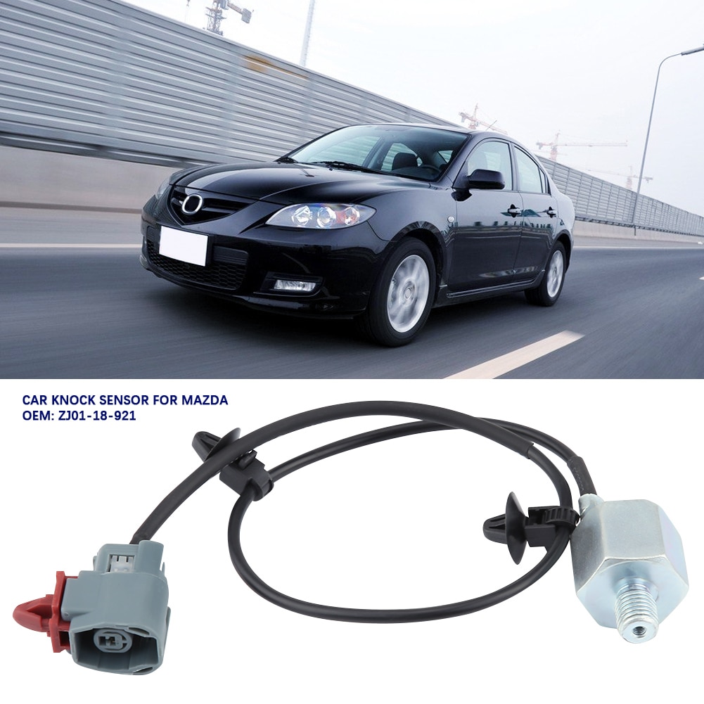 Detonacji czujnik spalania stukowego dla Mazda 3 5 CR19 6 1.3 2.0 2.3 Mazda6 Mazda2 Mazda3 BK 2 DE ZJ01-18-921 E1T50371 ZJ0118921 E001T50471