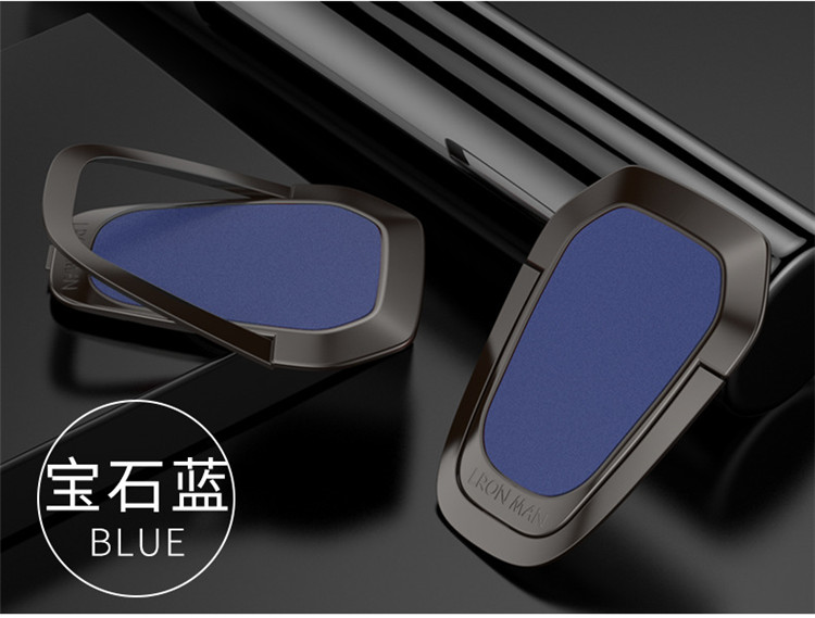 Ultra-sottile Stent di metallo Accessori Del Telefono Mobile Del Supporto Del Basamento di Barretta Anello Magnetico Anello Magnetico Per cute Astuto supporto Del Telefono Delle Cellule: blue
