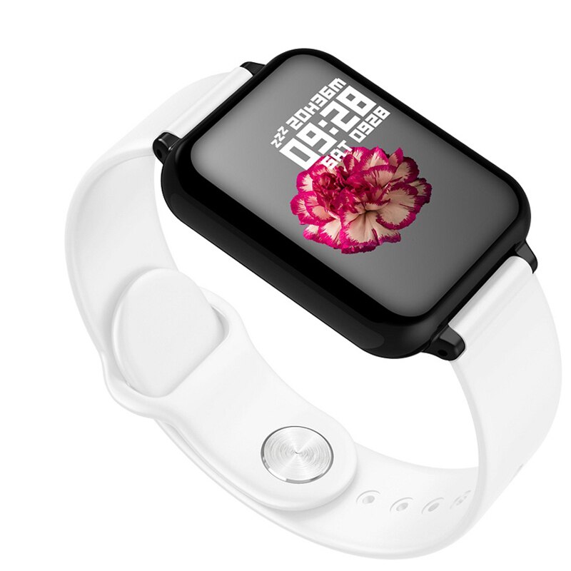 Honor-Reloj Inteligente B57 para Mujer, accesorio de pulsera compatible con sistema Android, compatible con Honor Magic, Akilli Saat Orology: White