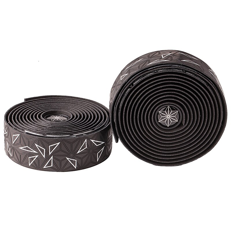 Racefiets Stuurlint Zachte Ademende Mtb Racefiets Stuur Riem Anti-Slip Pu + Eva Stuur Strap fiets Accessoires: Melange White