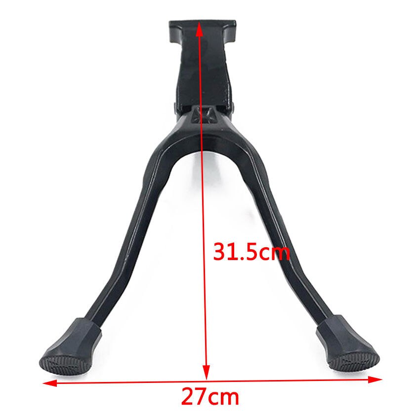 Pata de cabra de doble pierna para bicicleta de montaña, soporte de estacionamiento para bici de 26 pulgadas, trípode ajustable