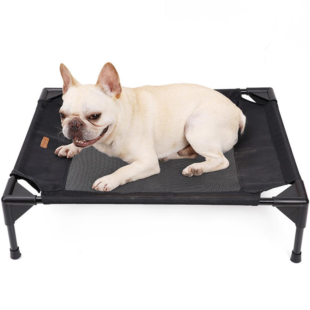 Pet Raised Bed Breathable Mesh Elevated Dog Bed Pet Cot Foldable Portable Indoor Outdoor Pet Bed for Large Medium Small Dogs