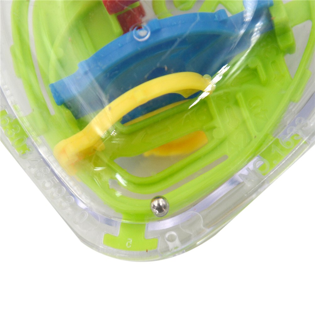 1Pcs 3D Metalen Puzzel Bal Speelgoed 3D Magische Kubus Intellect Doolhof Bal Hart Magic Cubo Speelgoed Voor Kinderen Key ketting Spinner