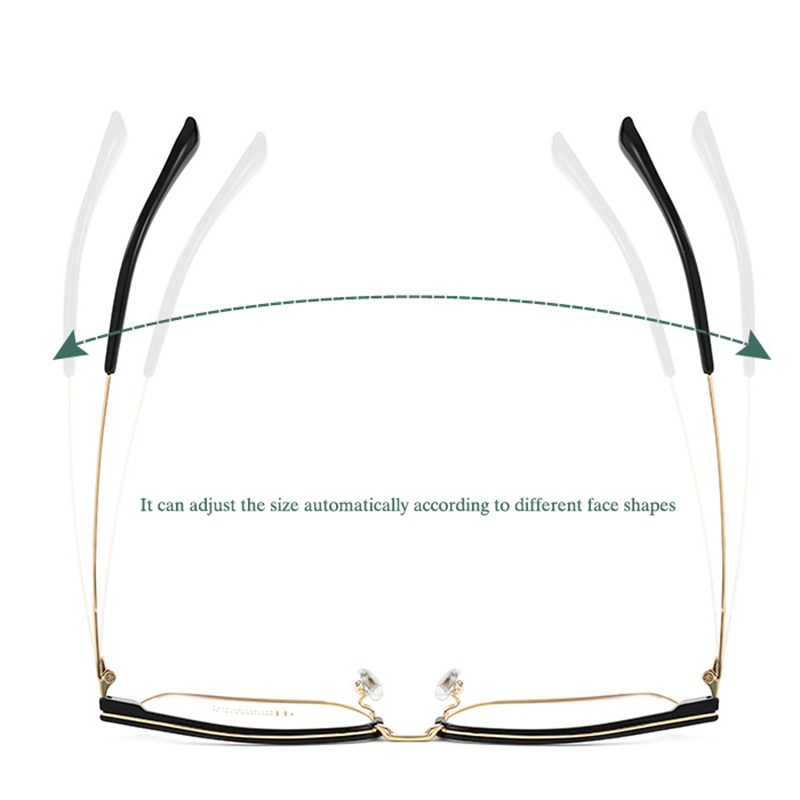 Lunettes en titane pur pour hommes, monture avec Prescription, Style Business, , , Style de Prescription, 2320BJ