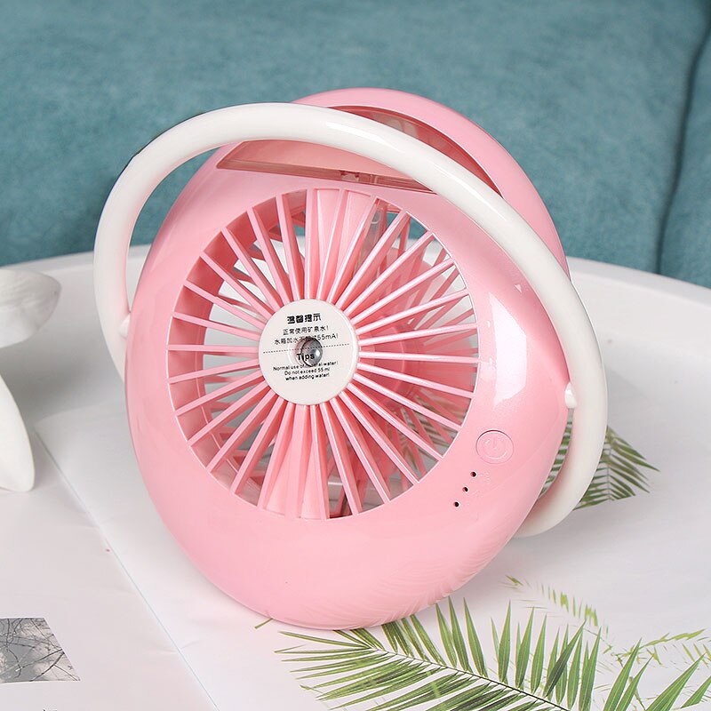 Portable Water Spray Mist Desk Fans Electric USB Rechargeable Mini Fan Cooling Air Conditioner Humidifier fan for Outdoor Toy