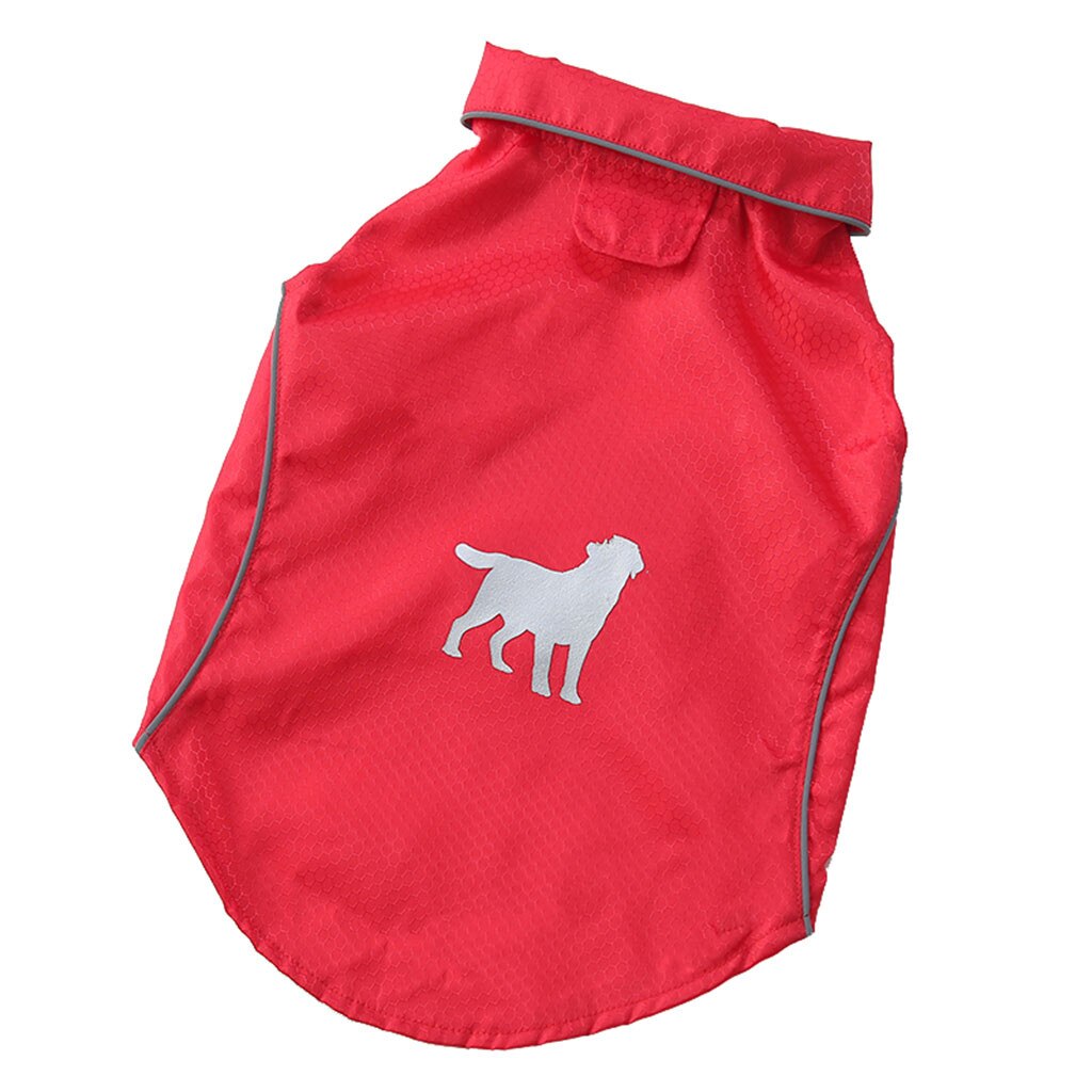 Veste imperméable pour animaux de compagnie, manteau de pluie, pour chien, chat, chiot: Red  / M