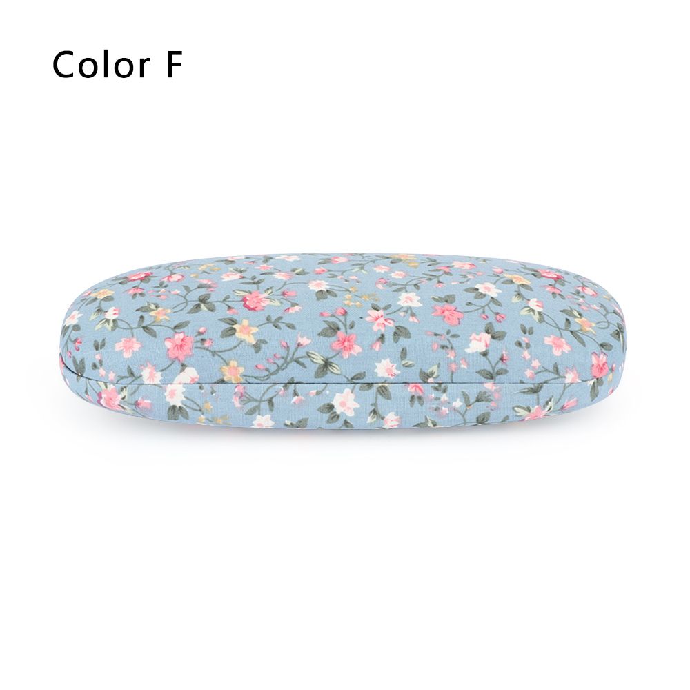 Ölgemälde Kunst Gläser Fall Box Harte Leder Lesebrille Fall Retro Floral Print Brillen Schutz Gläser Halter
