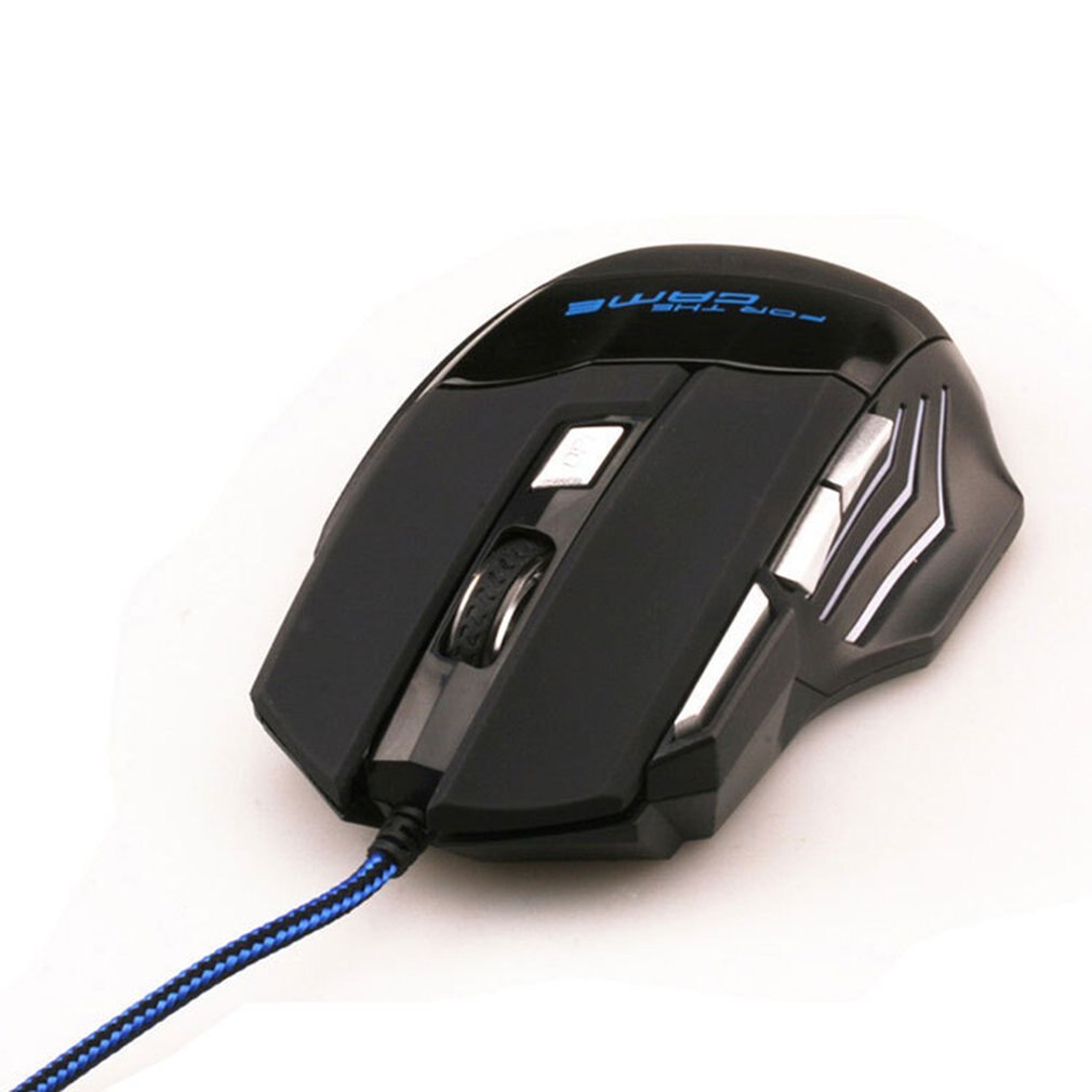 USB 6 Buttons Gaming Mouse 5000DPI LED Optical USB Wired Gamer Mouse 7 Buttons Gamer Computer Mice For Laptop Mice PC