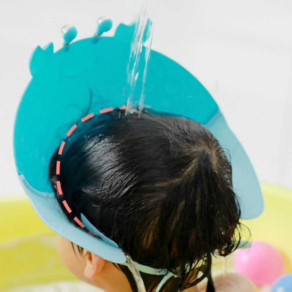 Verstelbare Kroon Baby Shower Cap Babyshampoo Cap Kids Zuigelingen Douche Bad Beschermen En Protector Waterdicht Cover Caps Chil V9H7