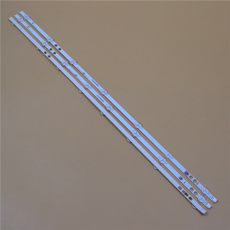 3 Piece/Kit Brand TV LED Bars For Celcus DLED40125FHD LED Backlight Strips Lamps Lens 17DLB40VXR1 LB40017 V0 V1_05-38S