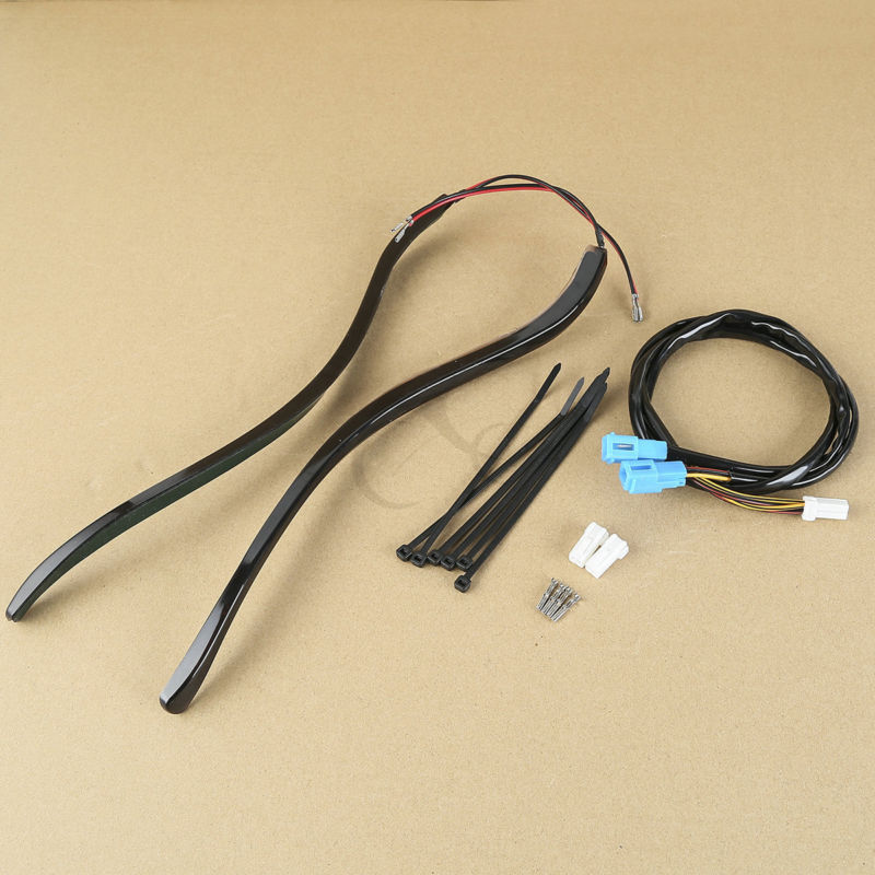 Lumière de carénage LED pour moto Harley Electra Glide Street Glide CVO Ultra Limited –: black
