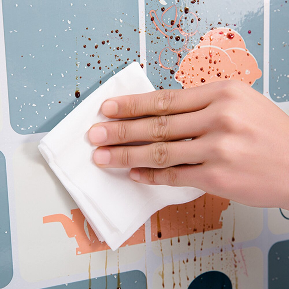 Kitchen Oil-proof Self Adhesive Wallpaper Wall Stickers Anti-fouling High-temperature Aluminum Foil Stickers1